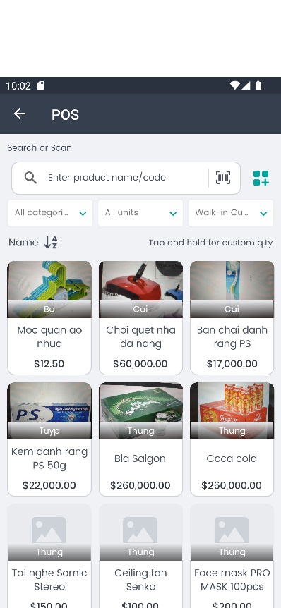 Taking an order