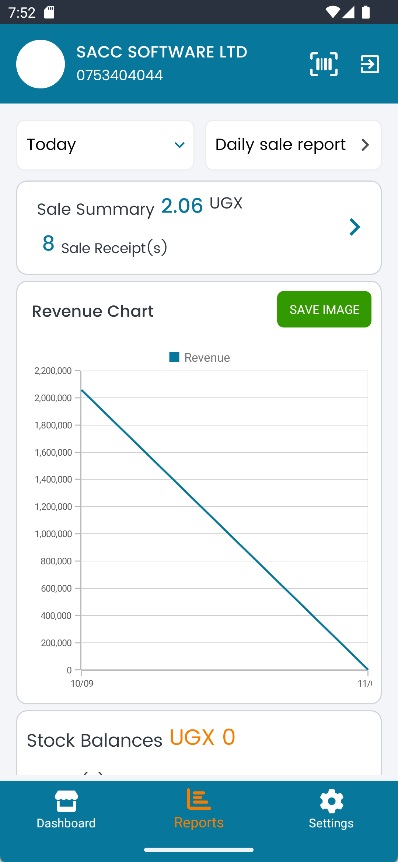 Sales report